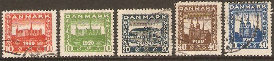Denmark 1920 Northern Schleswig Recovery Set. SG208-SG212.