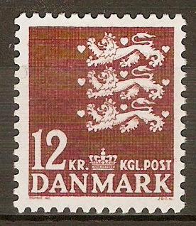 Denmark 1946 12k Red-brown. SG348n.