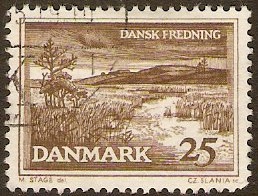 Denmark 1962 20o "Dansk Fredning" Stamp. SG450.