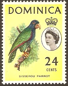 Dominica 1963 24c multicoloured. SG173.