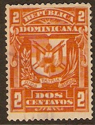 Dominican Republic 1895 2c Brick-red. SG86a.
