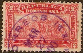 Dominican Republic 1899 2c Rosine. SG91.