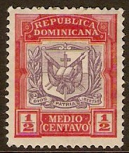 Dominican Republic 1901 c Lilac and red. SG109.