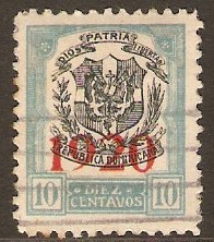 Dominican Republic 1920 10c Black and blue. SG229.