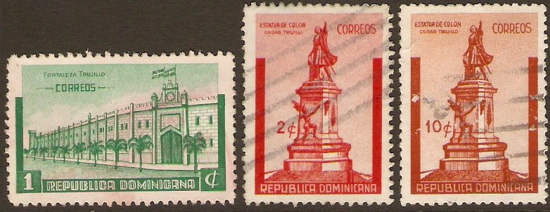 Dominican Republic 1941 Trujillo set. SG460-SG462.