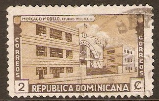 Dominican Republic 1943 2c Trujillo Market. SG502.