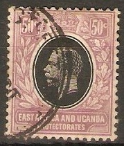 East Africa and Uganda 1912 50c Black and lilac. SG51.