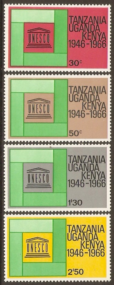 KUT 1966 UNESCO Anniversary Set. SG231-SG234.