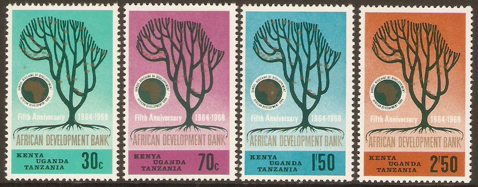 KUT 1966 ADB Anniversary Set. SG268-SG271.