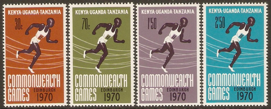 KUT 1970 Commonwealth Games Stamps Set. SG280-SG283.