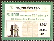 Ecuador 1959 Newspaper Anniversary. SG1133.