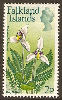 Falkland Islands 1972 2p Flowers Decimal Currency Series. SG279.