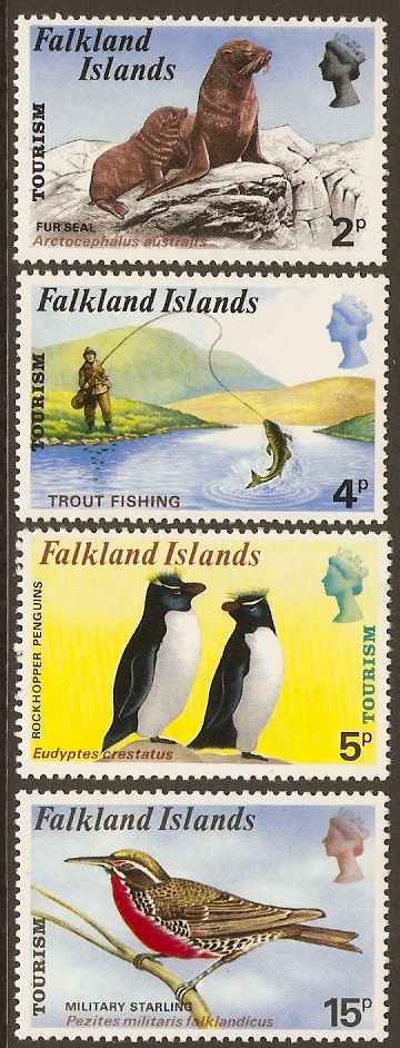 Falkland Islands 1974 Tourism Set. SG296-SG299.
