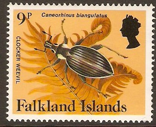 Falkland Islands 1984 9p Insects and Spiders Series. SG477A.