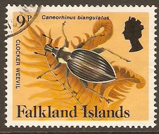 Falkland Islands 1984 9p Insects and Spiders Series. SG477A.