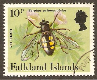 Falkland Islands 1984 10p Insects and Spiders Series. SG478A.