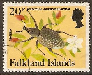 Falkland Islands 1984 20p Insects and Spiders Series. SG479A.
