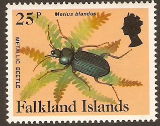 Falkland Islands 1984 25p Insects and Spiders Series. SG480A.