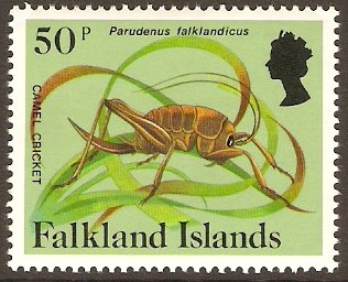 Falkland Islands 1984 50p Insects and Spiders Series. SG481A.