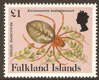 Falkland Islands 1984 1 Insects and Spiders Series. SG482A.