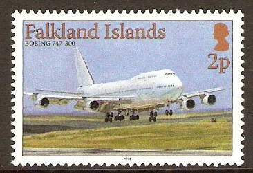 Falkland Islands 2008 2p Aircraft Series. SG1097.