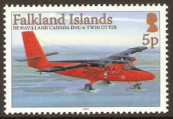 Falkland Islands 2008 5p Aircraft Series. SG1098.