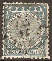 Fiji 1891 d Greenish slate. SG86a.