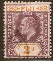 Fiji 1903 2d Dull purple and orange. SG106.