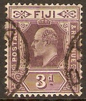 Fiji 1903 3d Dull purple and purple. SG108.