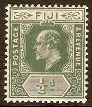 Fiji 1904 d Green and pale green. SG115.