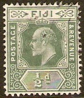 Fiji 1906 d Green. SG118.
