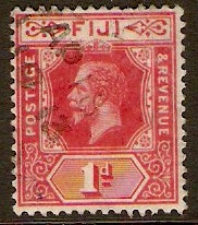 Fiji 1912 1d Carmine. SG127.
