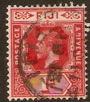 Fiji 1912 1d Bright scarlet. SG127a.