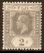 Fiji 1912 2d Greyish slate. SG128.