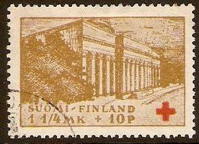 Finland 1932 Red Cross Stamp. SG293.
