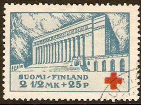 Finland 1932 Red Cross Stamp. SG295.
