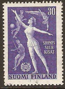 Finland 1956 Sport Stamp. SG559.