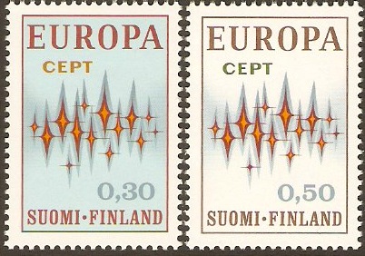 Finland 1972 Europa Stamps. SG790-SG791.