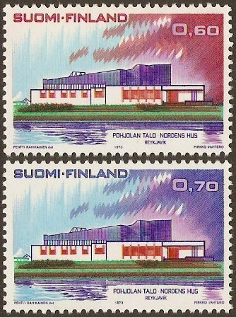 Finland 1973 Nordic Countries Stamps. SG837-SG838.