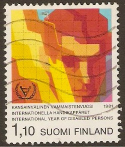 Finland 1981 Disabled Stamp. SG1000.