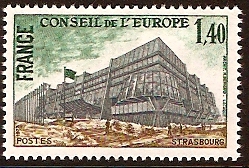 France 1977 1f.40 New Building Strasbourg. SGC22. - Click Image to Close