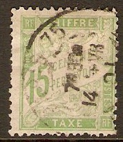 France 1893 15c Pale green - Postage Due Stamp. SGD299.