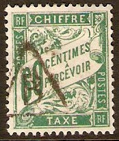 France 1893 60c Green - Postage Due Stamp. SGD307.