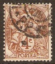 France 1900 4c Brown. SG292.
