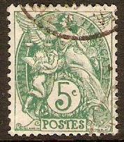 France 1900 5c Blue-green. SG294. - Click Image to Close