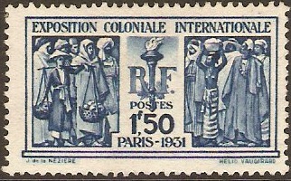 France 1930 1f.50c Blue. SG492.