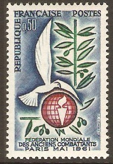 France 1961 Veterans Meeting Stamp. SG1523.