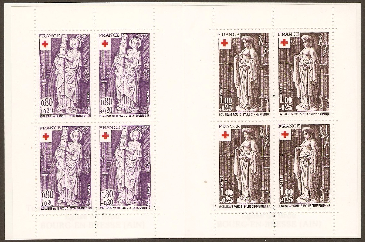 France 1976 Red Cross Stamp Booklet. SGXSB26.