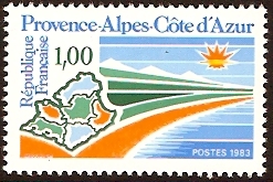 France 1983 Provence Regions. SG2555.