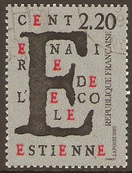 France 1989 2f.20 School Anniversary Stamp. SG2861.